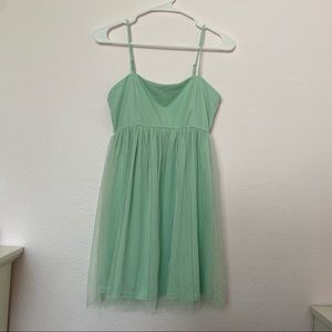 BNWT Forever21 Mint Fit & Flare Cami Mini Dress